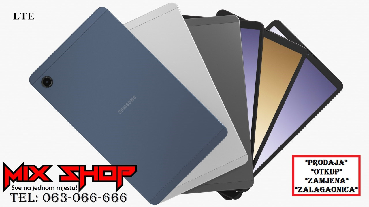GALAXY TAB A9 8.7" 4GB/64GB Garancija*Na stanju SM-X115 LTE 4G 5G