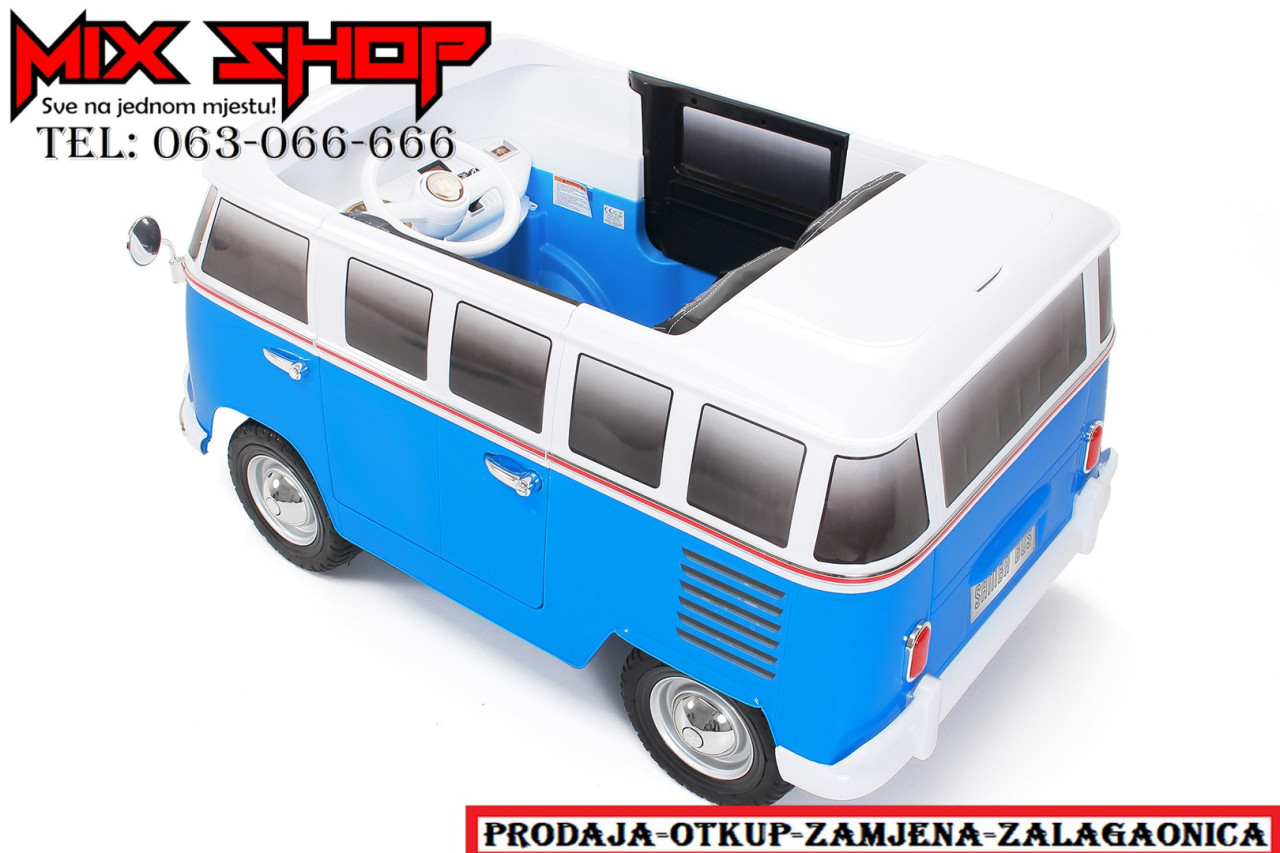 VW SAMBA BUS BUBA Dječji dječi auto autić akumulator za djecu