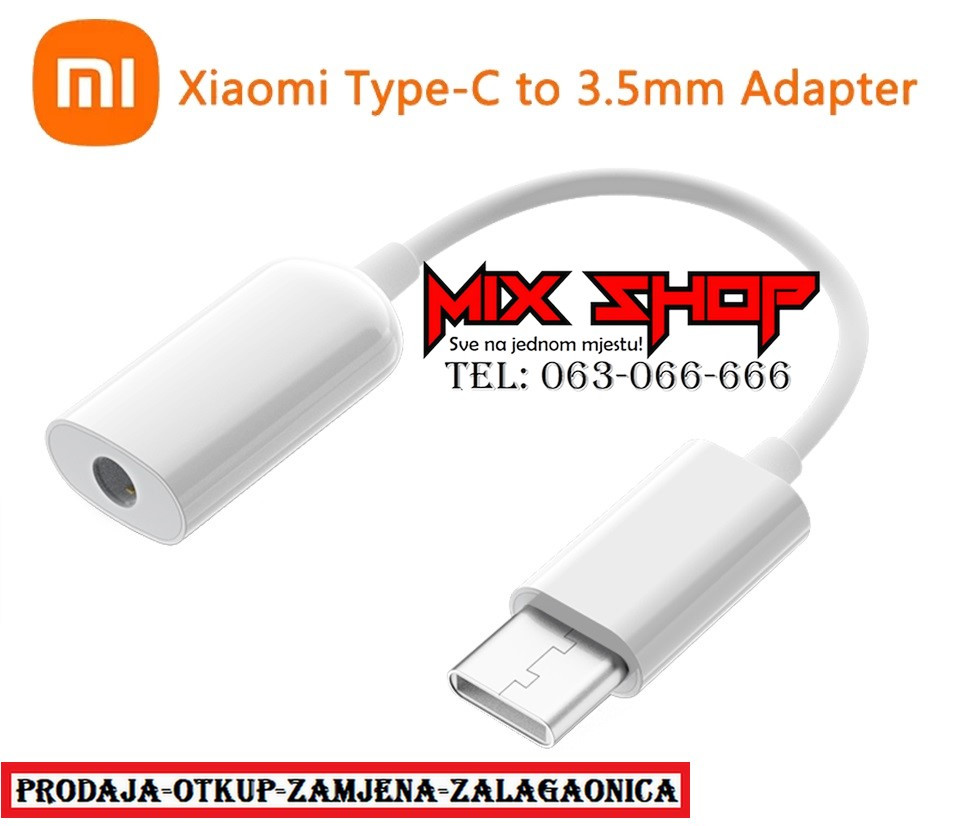 Usb Type C to 3.5mm jack adapter prelaz za slušalice nastavak 3.5
