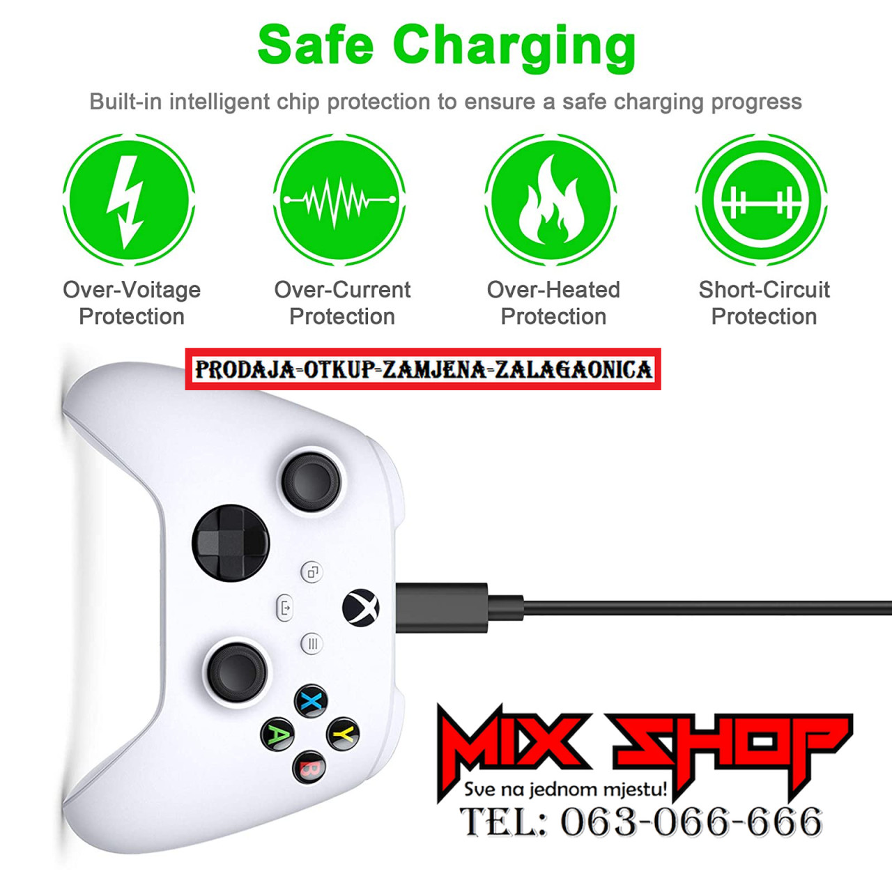 ORIG. punjiva baterija za Xbox Series X S one joystick controller