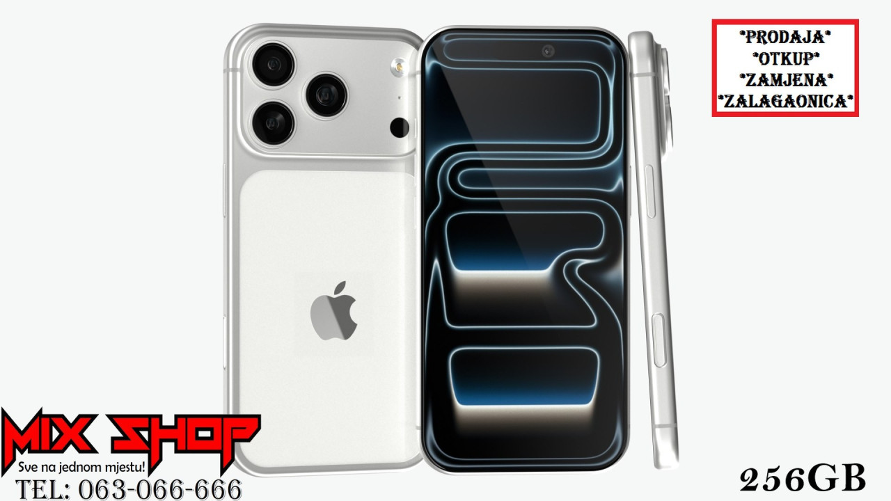 Apple Iphone 17 PRO MAX 256GB *Garancija*Zamjena*Sve boje* eSim
