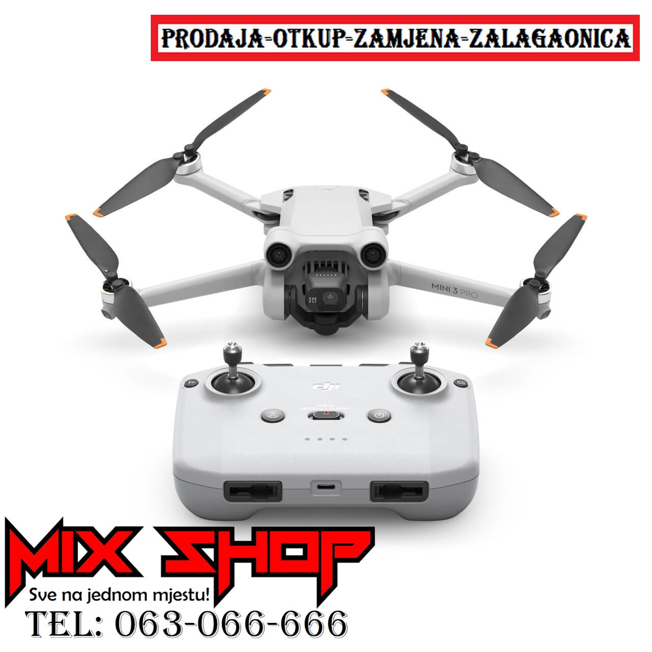 DRON DJI MINI 3 PRO (GL) *Novo*Garancija*Na stanju* top