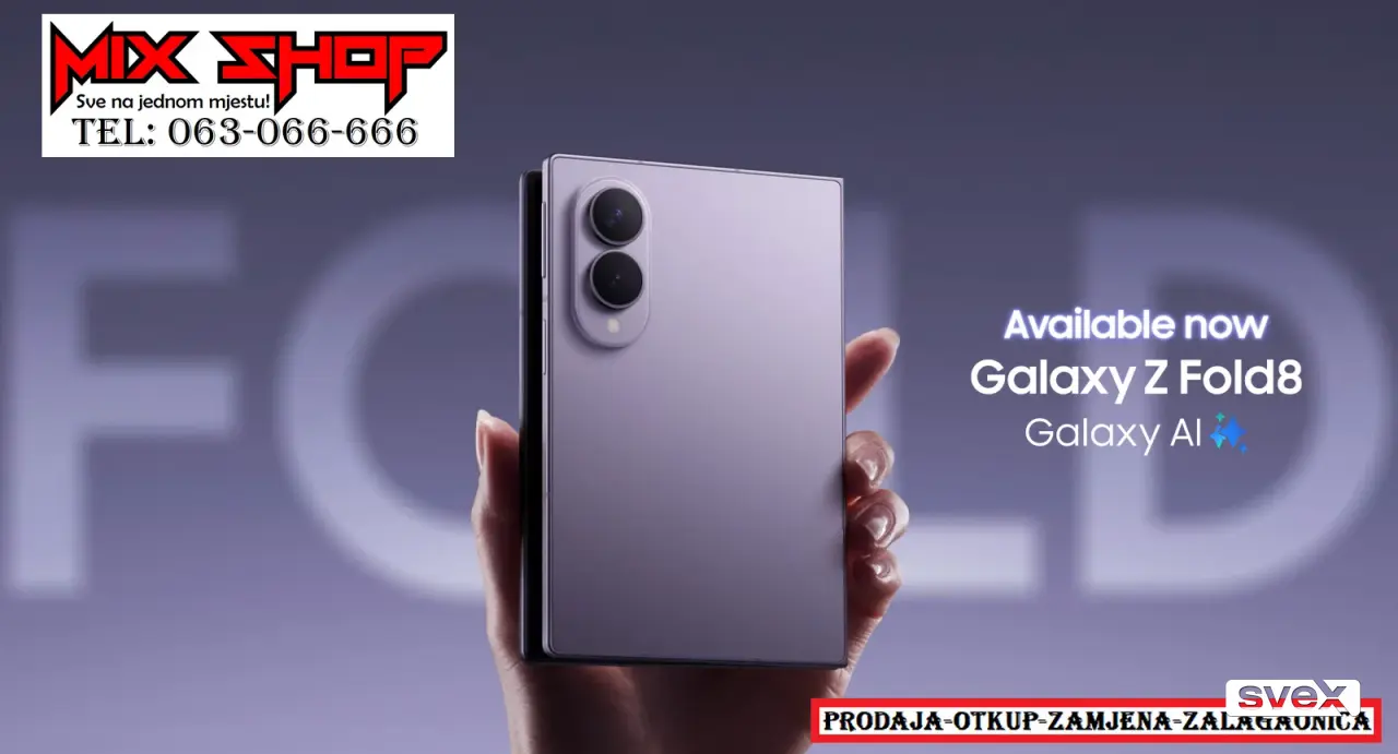 Samsung Galaxy Z FOLD 8 256GB NOVO*Garancija 2 god +Pokloni Fold8
