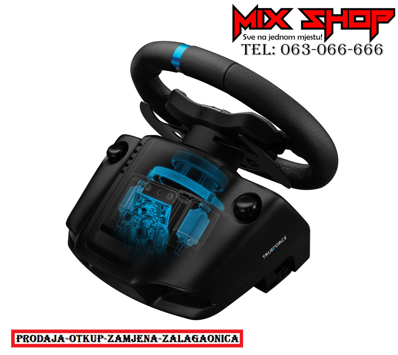 G923 TrueForce Racing Wheel + Shifter PS5 Playstation 4 5 mjenjač