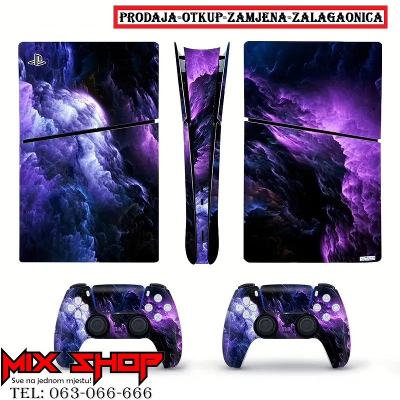 Naljepnica Sticker Stiker za Sony PS5 Playstation 5 Fat/Slim/Pro