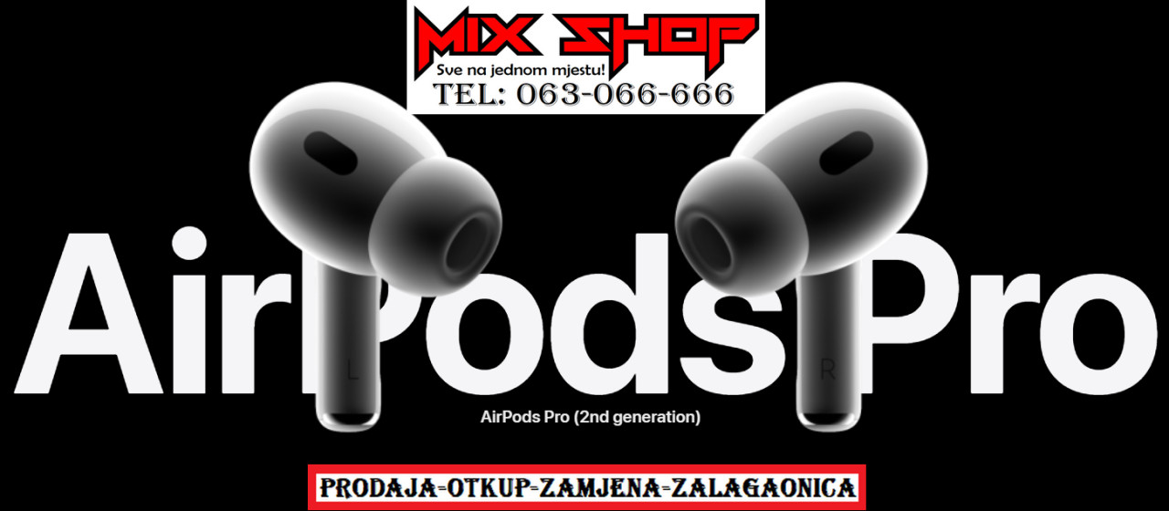 APPLE AIRPODS PRO 2 Usb-C Bežične Bluetooth Iphone 2nd PRO2 sluše