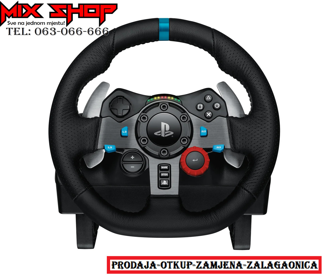 LOGITECH G29 Driving Force Racing Wheel PS4 PS5 PLAYSTATION 4 5