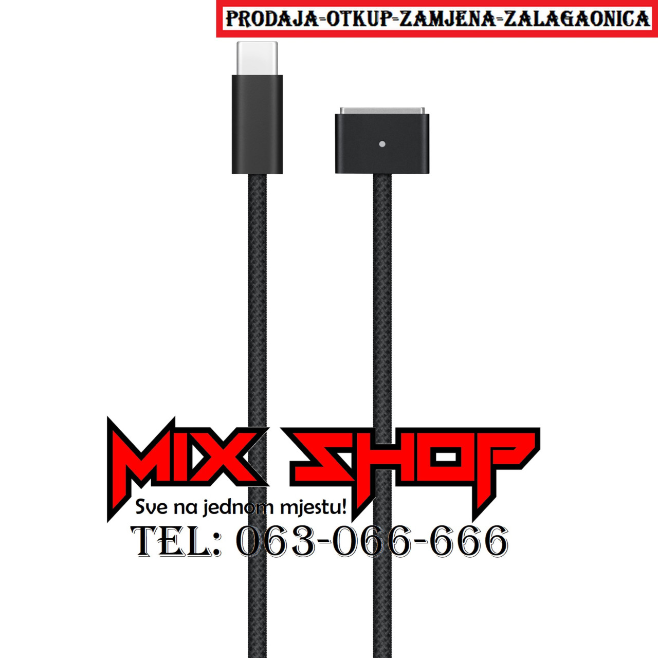 Usb-C to MagSafe 3 Kabel za APPLE Macbook PRO/AIR Laptop Punjač