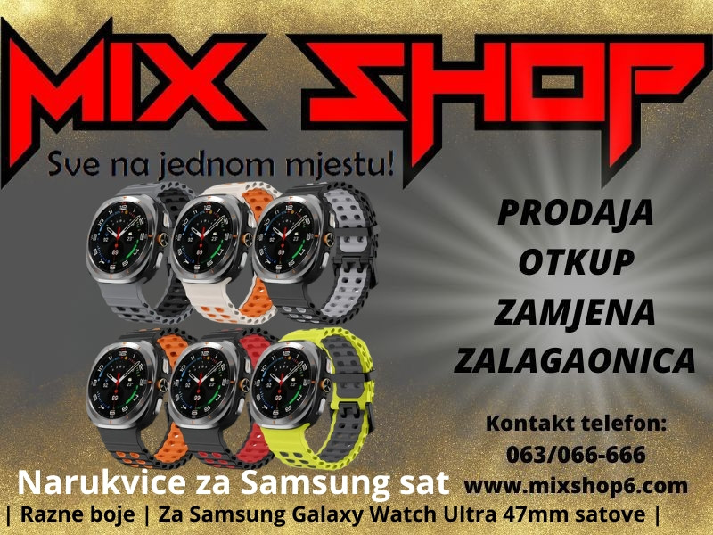 Silikonski remen Samsung Galaxy Watch Ultra 1 i 2 47mm sat ultra2