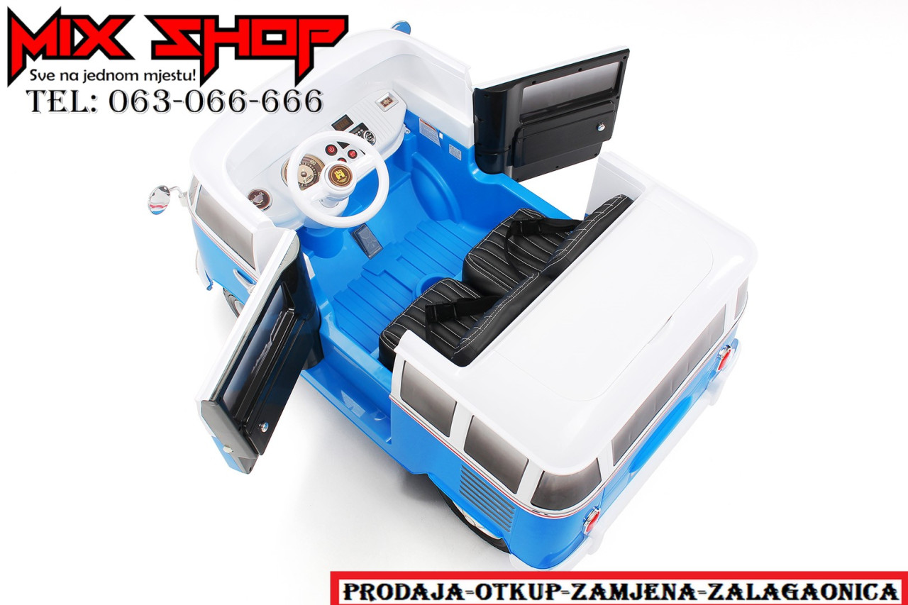 VW SAMBA BUS BUBA Dječji dječi auto autić akumulator za djecu