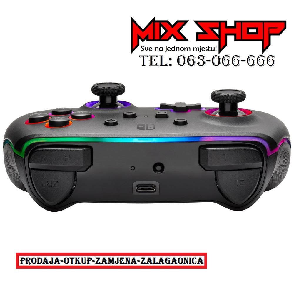Enhanced wireless controller nintendo switch lumectra oled 2 rgb