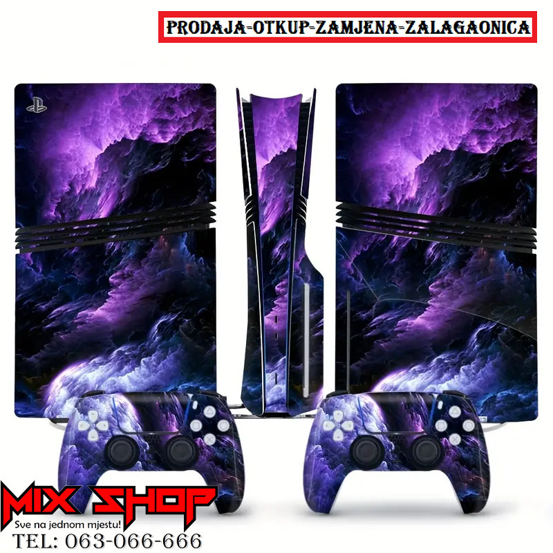 Naljepnica Sticker Stiker za Sony PS5 Playstation 5 Fat/Slim/Pro