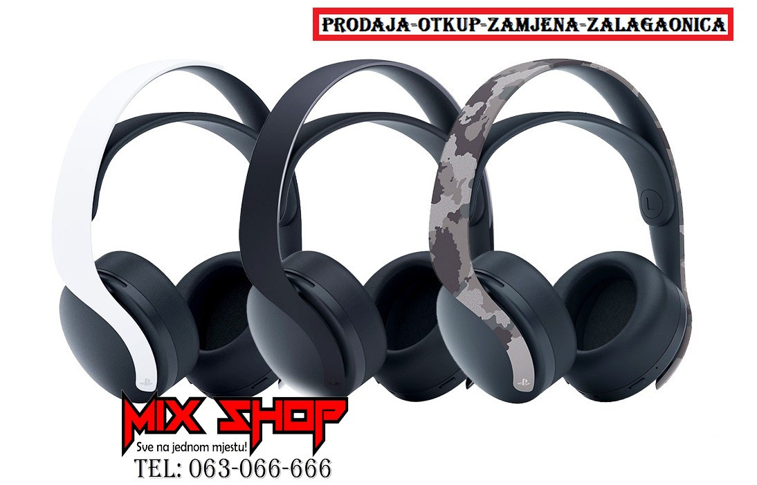 SONY PULSE 3D PLAYSTATION 5 PS5 BEŽIČNE BLUETOOTH WiFi WIRELESS