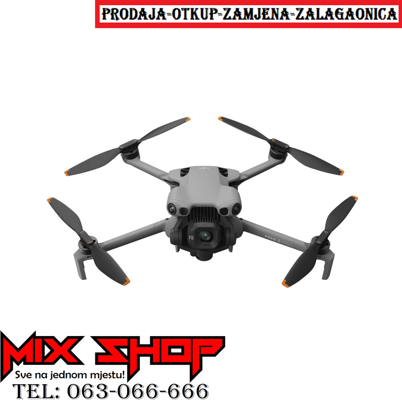 DJI MINI 5 PRO (Drone Only) Novo *Garancija*Zamjena da*Na stanju*