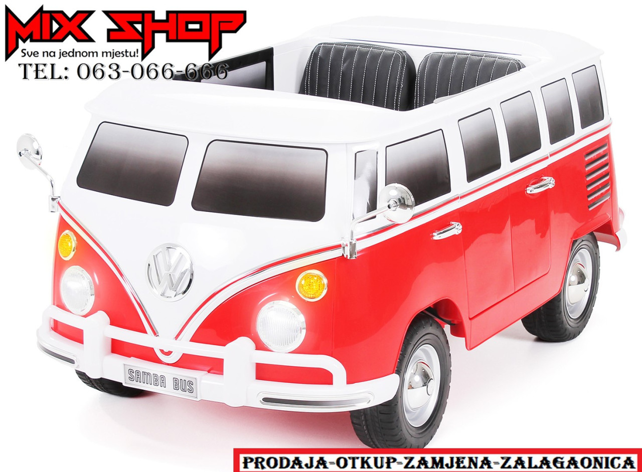 VW SAMBA BUS BUBA Dječji dječi auto autić akumulator za djecu