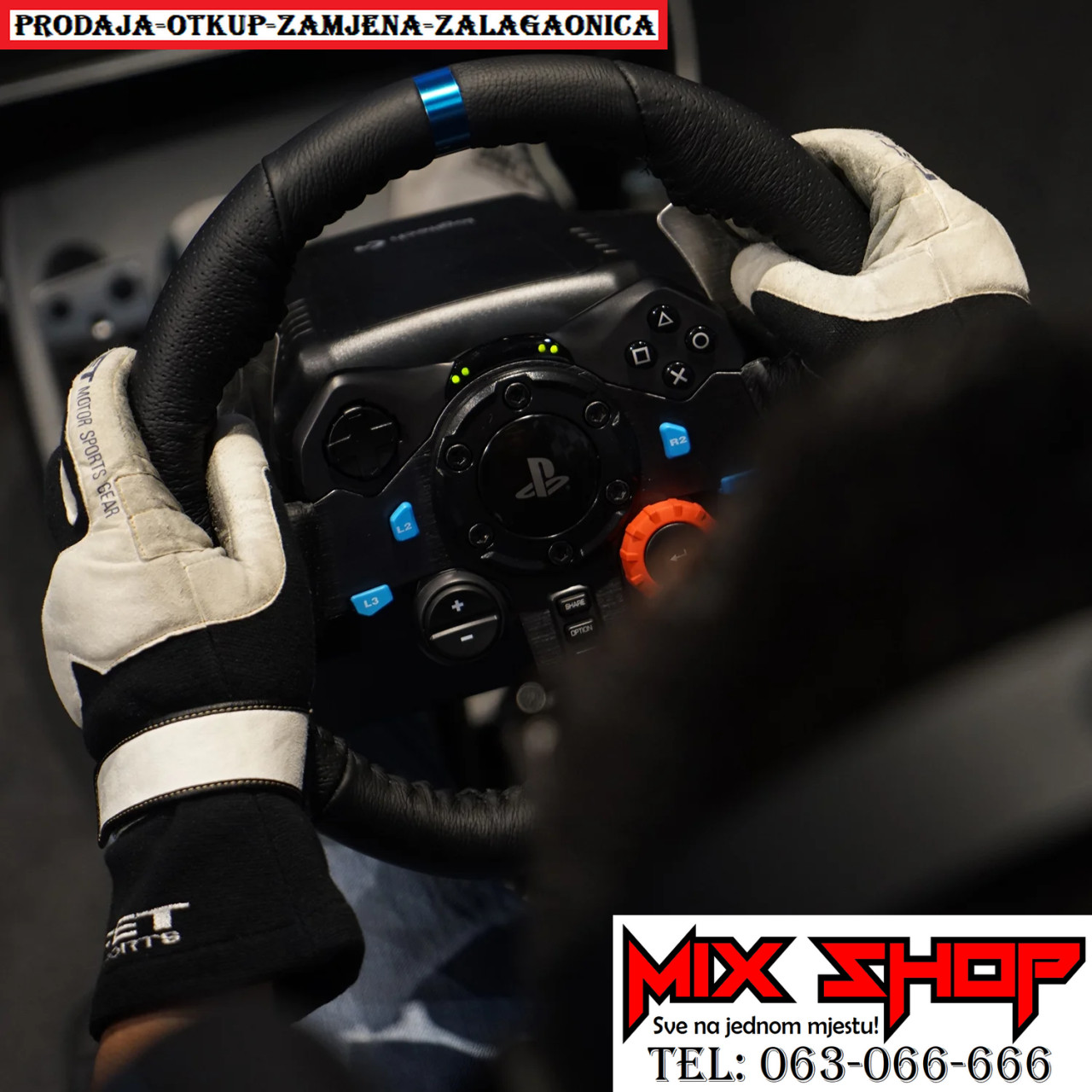 LOGITECH G29 Driving Force Racing Wheel PS4 PS5 PLAYSTATION 4 5