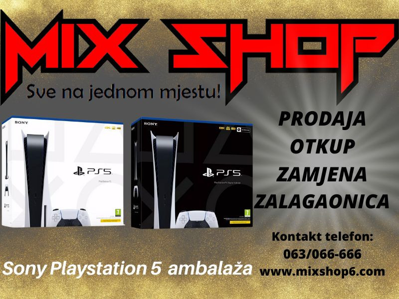 SONY PLAYSTATION 5 PS5 ORIGINAL AMBALAŽA KUTIJA KUTIJE l
