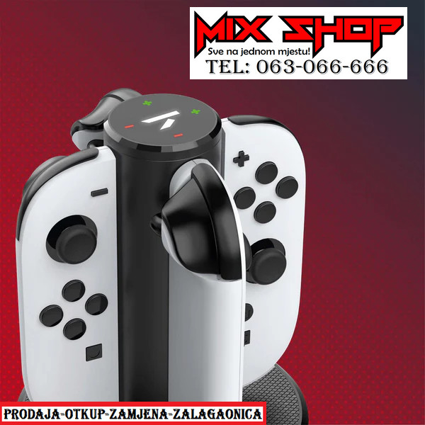 STEALTH Nintendo Switch 2 Joy Con Magnetic Quad Charger punjač