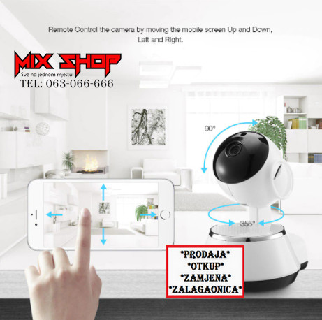 WIFI IP IR KAMERA Baby Monitor Alarm Nadzorna Camera bežična 360