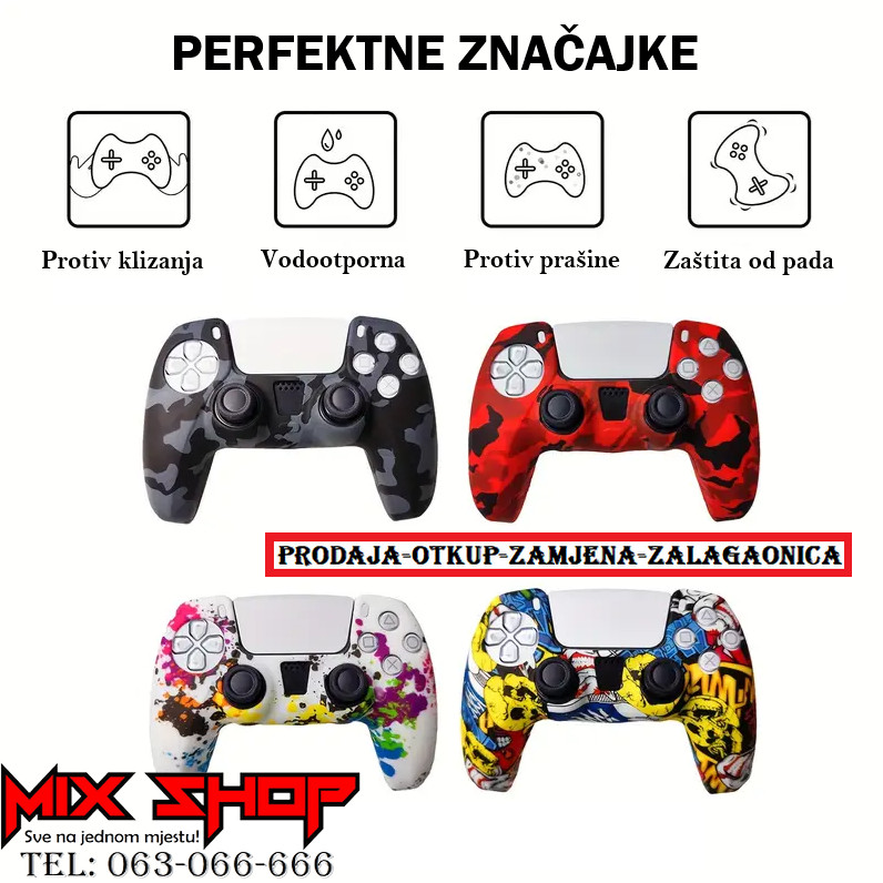Playstation 5 PS5 DualSense Kontroler Zaštita Gamepad Joystick Ps