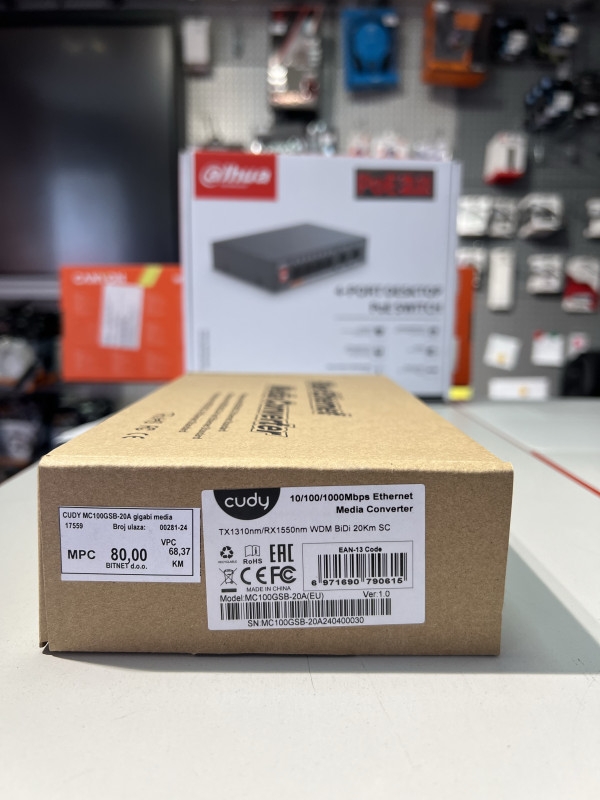 CUDY MC100GSB-20A & 20B