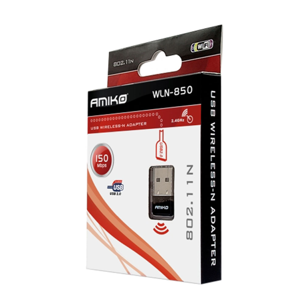 Amiko WiFi antena USB 2.4GHz WLN-850