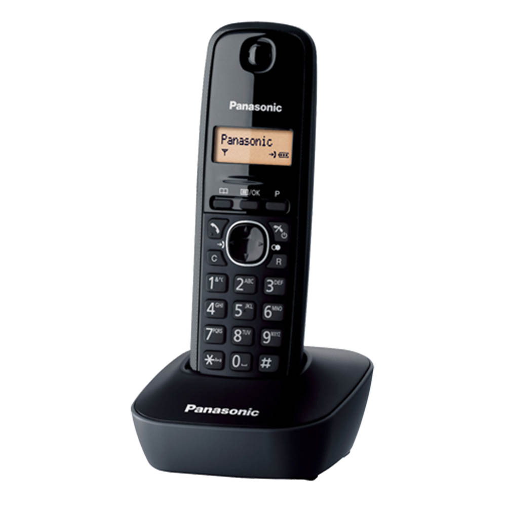 Panasonic bežični telefon KX-1611FXH PDH HGH CRNI