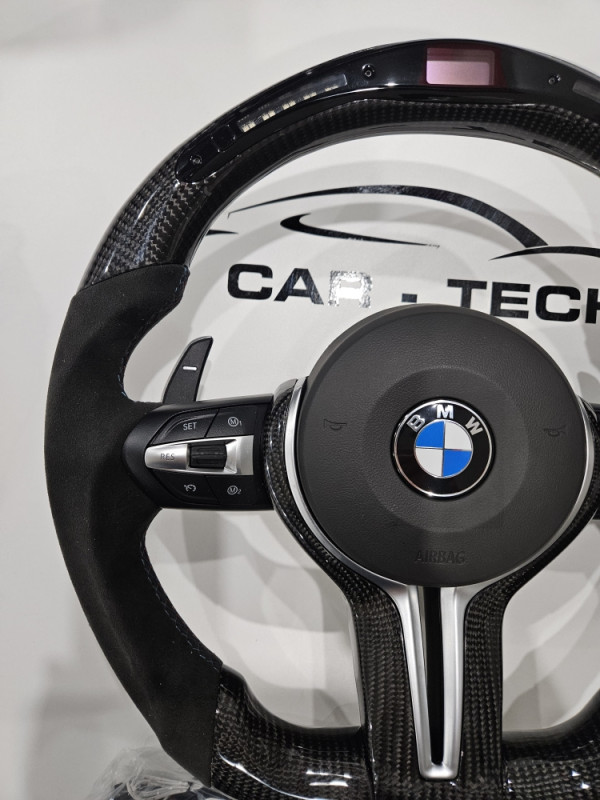 BMW M Volan sa led display F10 F15 F30 CARBON Alcantara