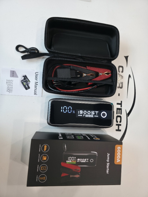 Booster za klemanje Buster 12V 6000A 27000mAh, garancija
