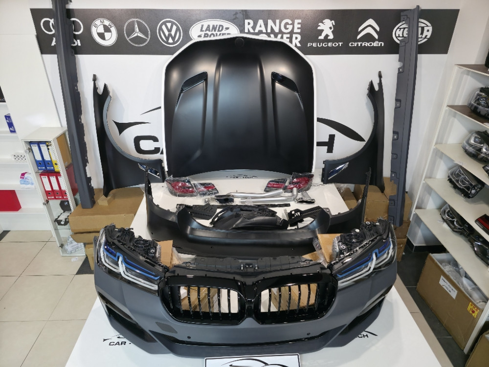 BMW F10 BODY KIT KOMPLETAN G30 LCI KONVERZIJA ZA CITAVO AUTO