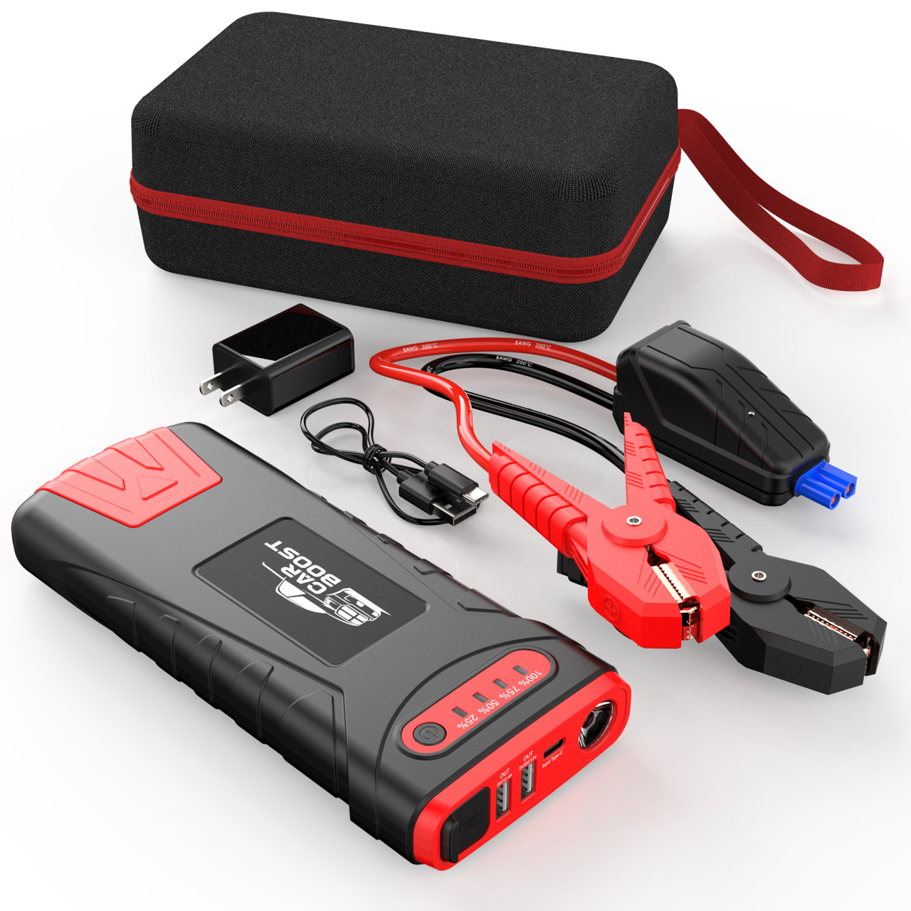 BOOSTER za klemanje auta Buster 12V 4000A paljenje auta