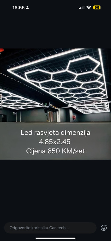 Heksagonalna LED rasvjeta heksagon 220V MOGUĆE PLAĆANJE NA RATE