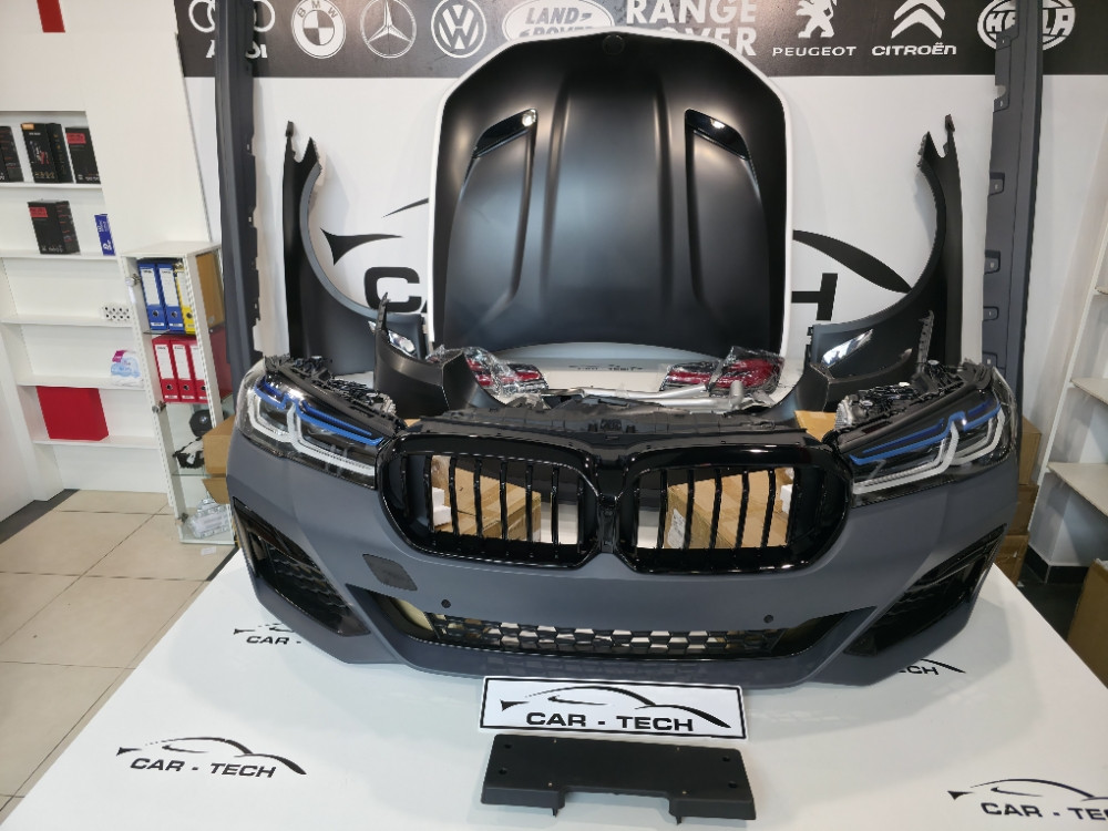 BMW F10 BODY KIT KOMPLETAN G30 LCI KONVERZIJA ZA CITAVO AUTO