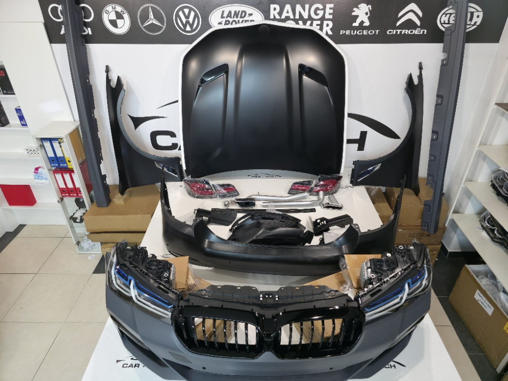 BMW F10 BODY KIT KOMPLETAN G30 LCI KONVERZIJA ZA CITAVO AUTO