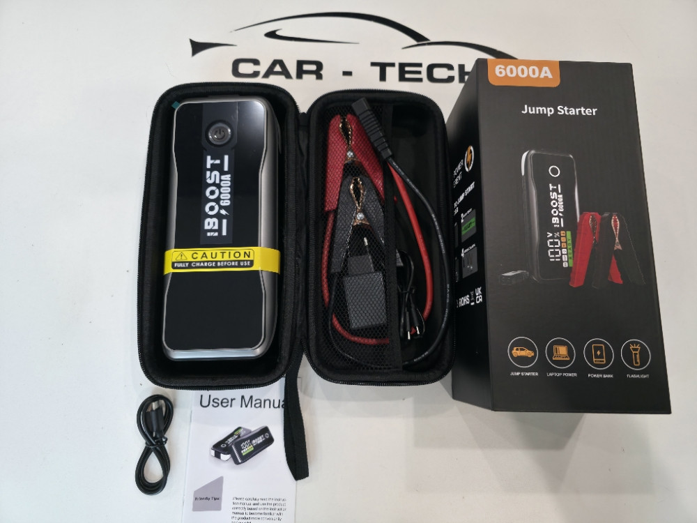 Booster za klemanje Buster 12V 6000A 27000mAh, garancija