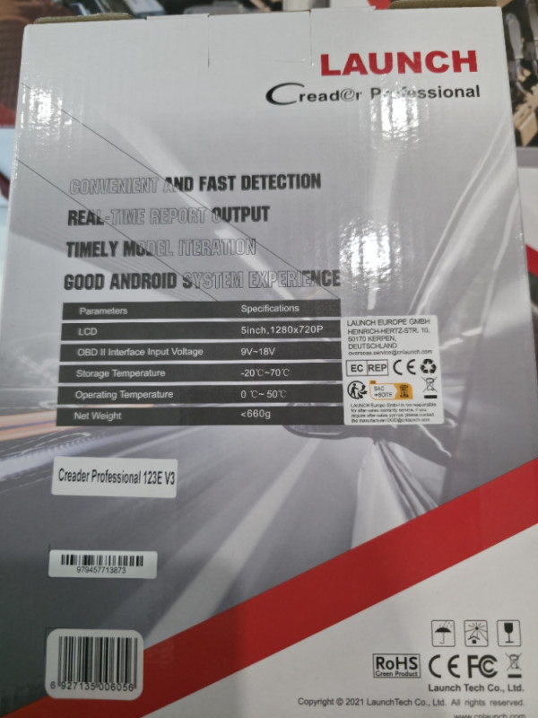 Dijagnostika LAUNCH Creader Professional 123E V3 NOVO