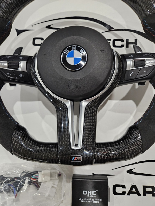 BMW M Volan sa led display F10 F15 F30 CARBON Alcantara