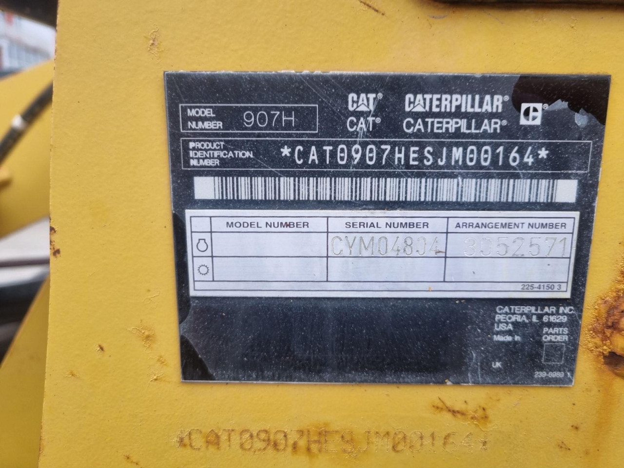 Utovarivac Bager Caterpillar 907H