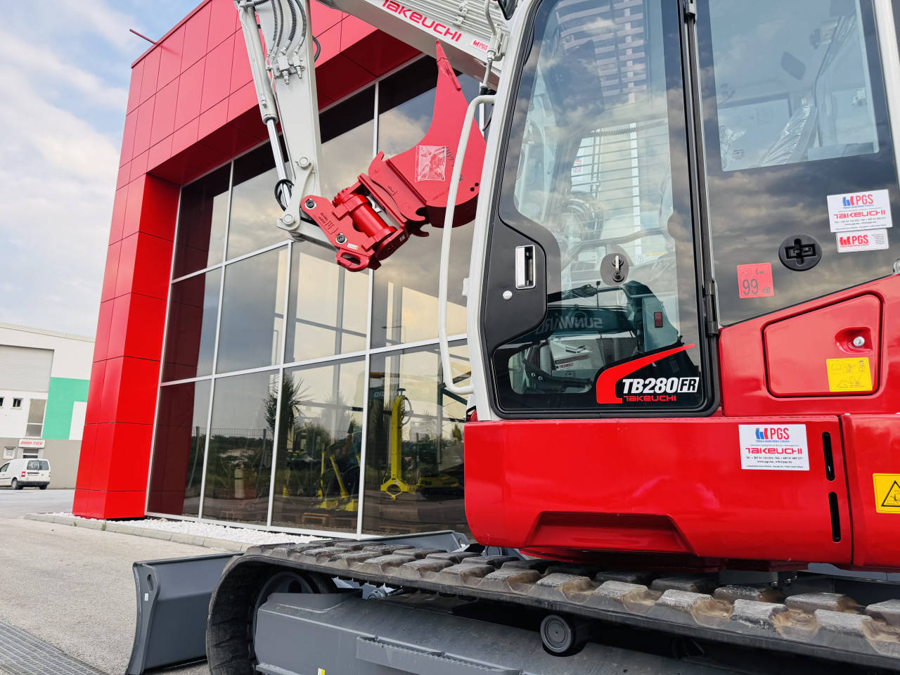 Mini Bager Gusjenicar Takeuchi TB280FR