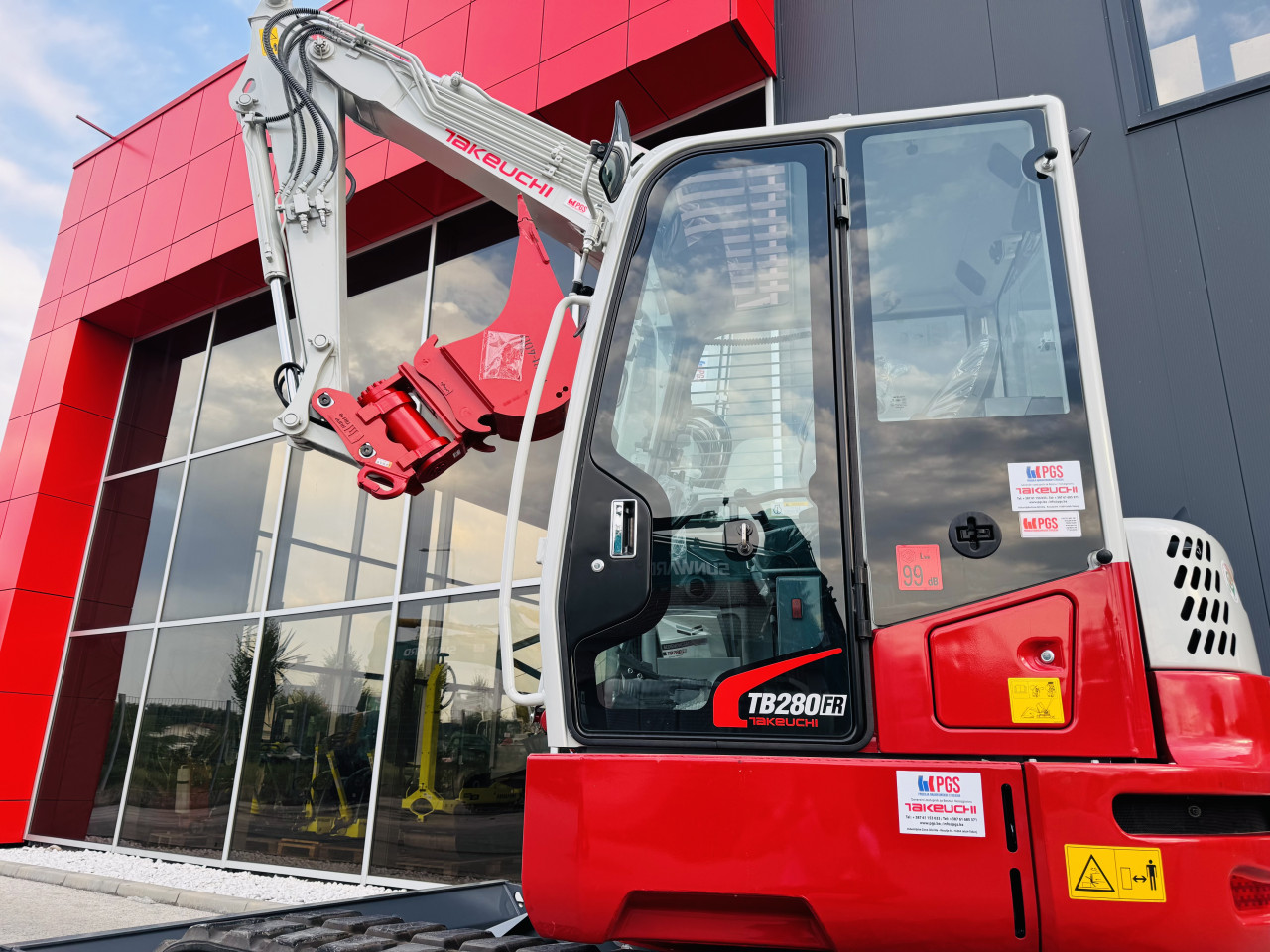 Mini Bager Gusjenicar Takeuchi TB280FR