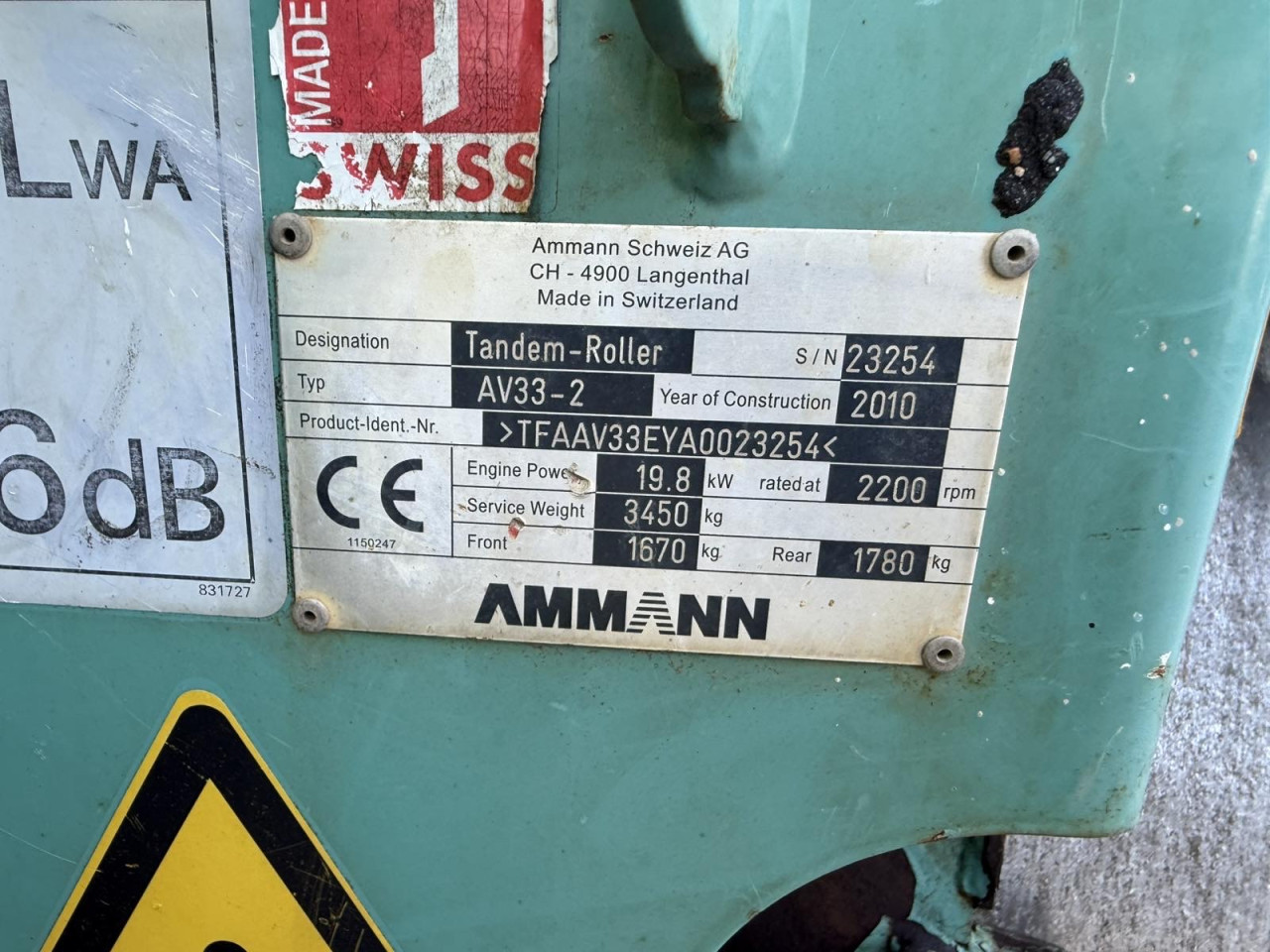 Valjak Amman AV33-2