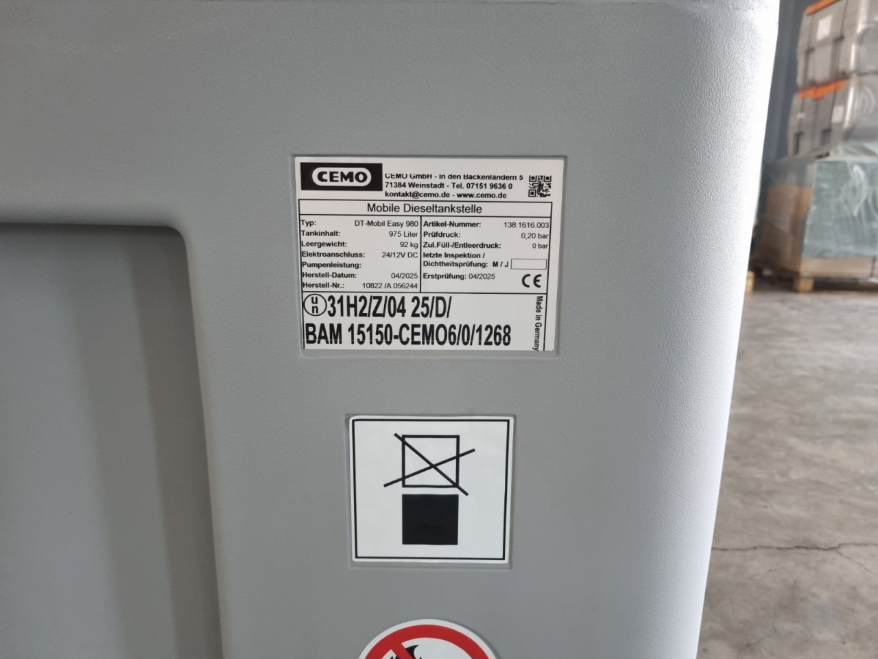 Cisterne za gorivo tankovi CEMO ...440 litara 1630,00KM... AKCIJA