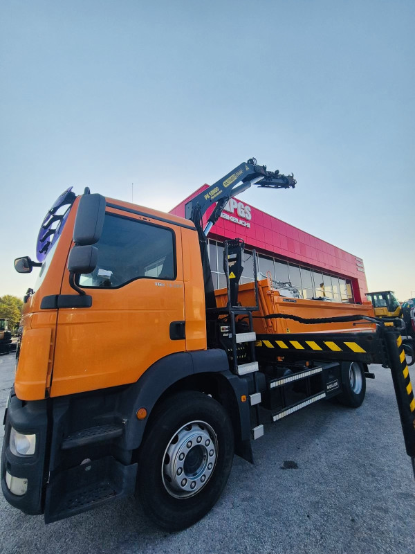 Kamion Man 18290 Kiper Kran 4X2 Spera