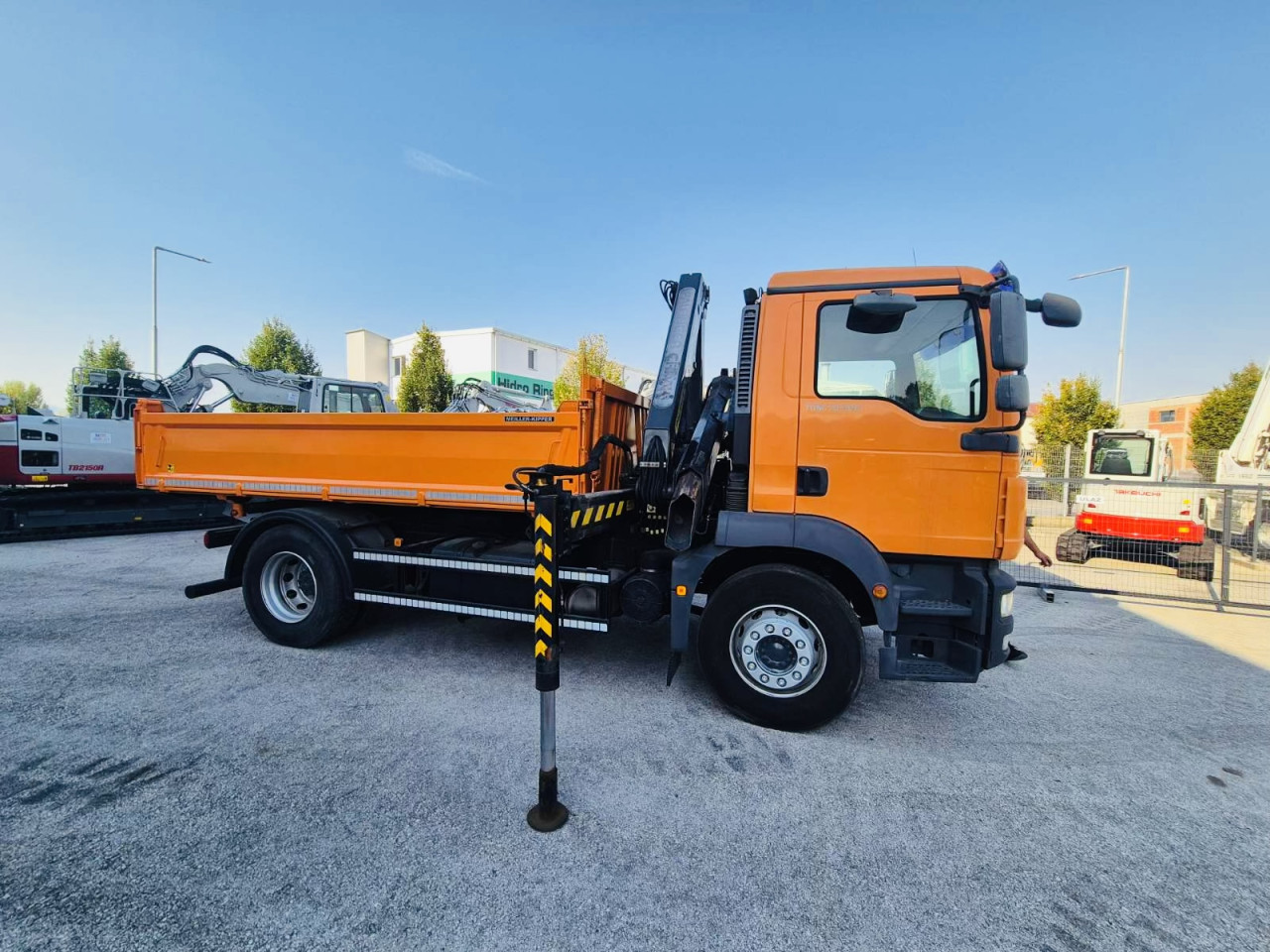 Kamion Man 18290 Kiper Kran 4X2 Spera