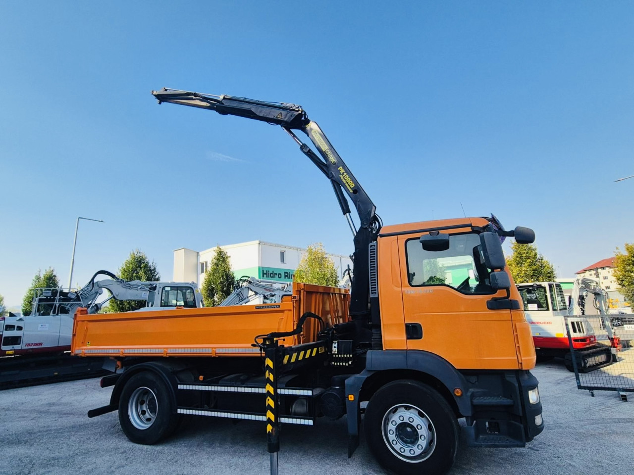 Kamion Man 18290 Kiper Kran 4X2 Spera