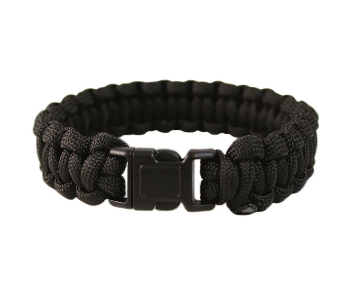 Narukvica, paracord - crna