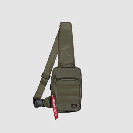 Torbica, ALPHA Label Sling Bag green
