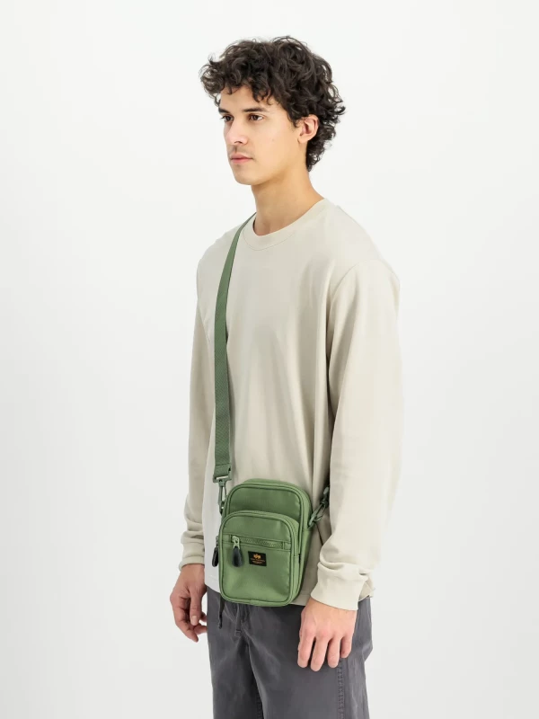Torbica, ALPHA IND. Label Messenger Bag Olive