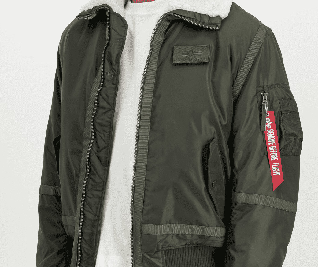 Jakna, ALPHA B-15 III TT Two Tone - Dark olive