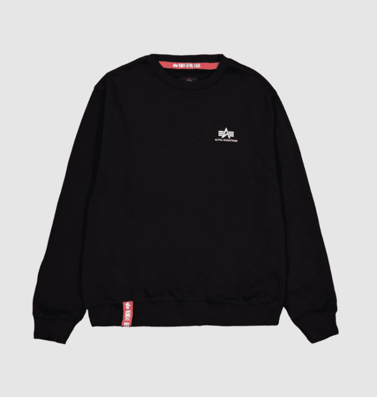 Sweater, ALPHA Basic Small Logo